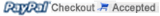 Place Order, click on "Pay with PayPal"